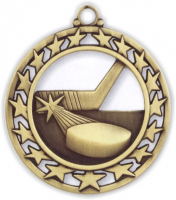 2-1/2" Hockey Medallion