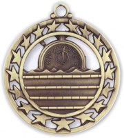 2-1/2" Swimming Medallion
