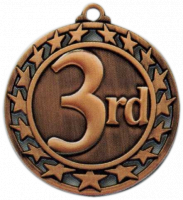 2-1/2" 3rd Place Medallion