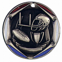 2" Football Medallion