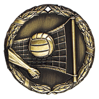 2" Volleyball Medallion