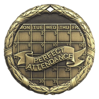 2" Perfect Attendance Medallion