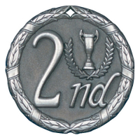 2" 2nd Place Medallion