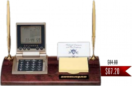 5-1/2 x 10-inch Rosewood Deskset