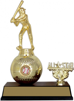 10-inch "Baseball" Trophy