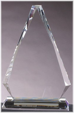 5" x 8" Crystal Wedge