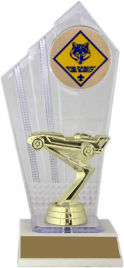 8-inch "Clear Backdrop" Trophy