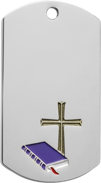 Religion Dog Tag Key Ring