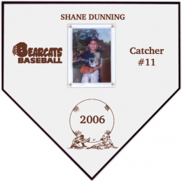 11-1/2" Home Plate Plaque
