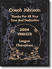6 x 8-inch Plaque