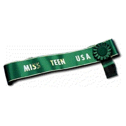 72" Queen Sash w/Gold or Silver Edge and Rosette
