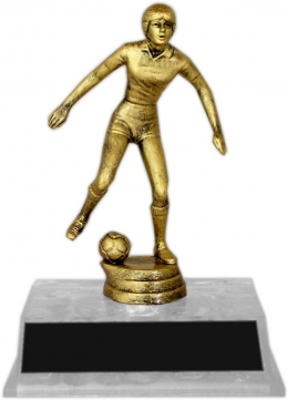 7-inch Female Soccer Player "Competitor" Trophy