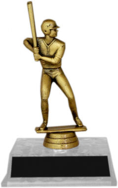 7-inch Male Batter "Competitor" Trophy