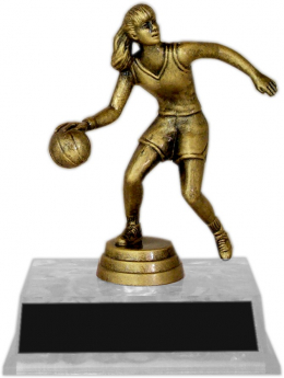 7-inch Female Basketball Player "Competitor" Trophy