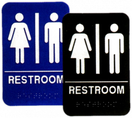 Unisex Restroom ADA Sign