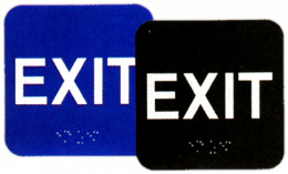 Exit ADA Sign
