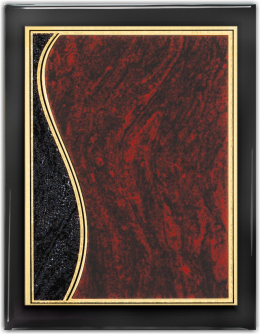 9" x 12" Plaque with Sienna Victory Plate