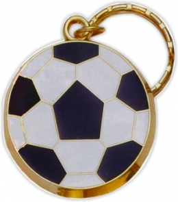 1-3/4" Soccer Keyring