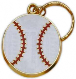 1-3/4" Baseball Keyring