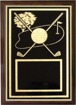 Golfing Plaque