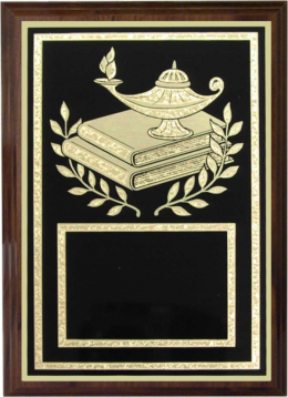 Lamp-of-Knowledge Plaque