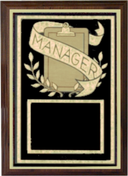 Team Manager Plaque