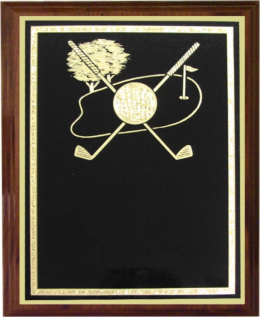 Golfing Plaque