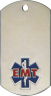EMT Dog Tag Key Ring - DT39101-KR