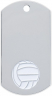 Volleyball Dog Tag Key Ring - DT39518-KR