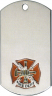Fire Dept. Dog Tag Key Ring - DT39568-KR