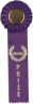 Rosette with 1 Ribbon - I2RBS
