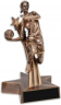 8-1/2" Female Basketball Superstar Resin - RST504
