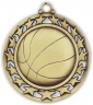 2-1/2" Basketball Medallion - SSM-3-NR