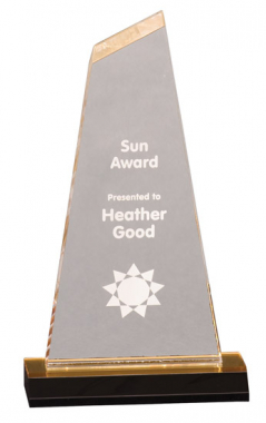 4-1/2" x 8" Optima Acrylic Award
