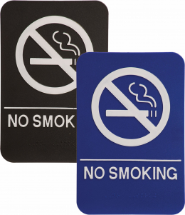No Smoking ADA Plastic Sign