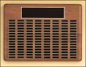 xxxAmerican Walnut Roster Perpetual Plaque - P2301-12