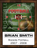 Football Clock Plaque - PC810-FB