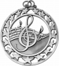 2-1/2" Music Silver Medallion - SSM-20-NR
