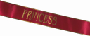 Princess Red Sash - IQSG72-P-RED