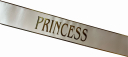 Princess White Sash - IQSG72-P-WHITE